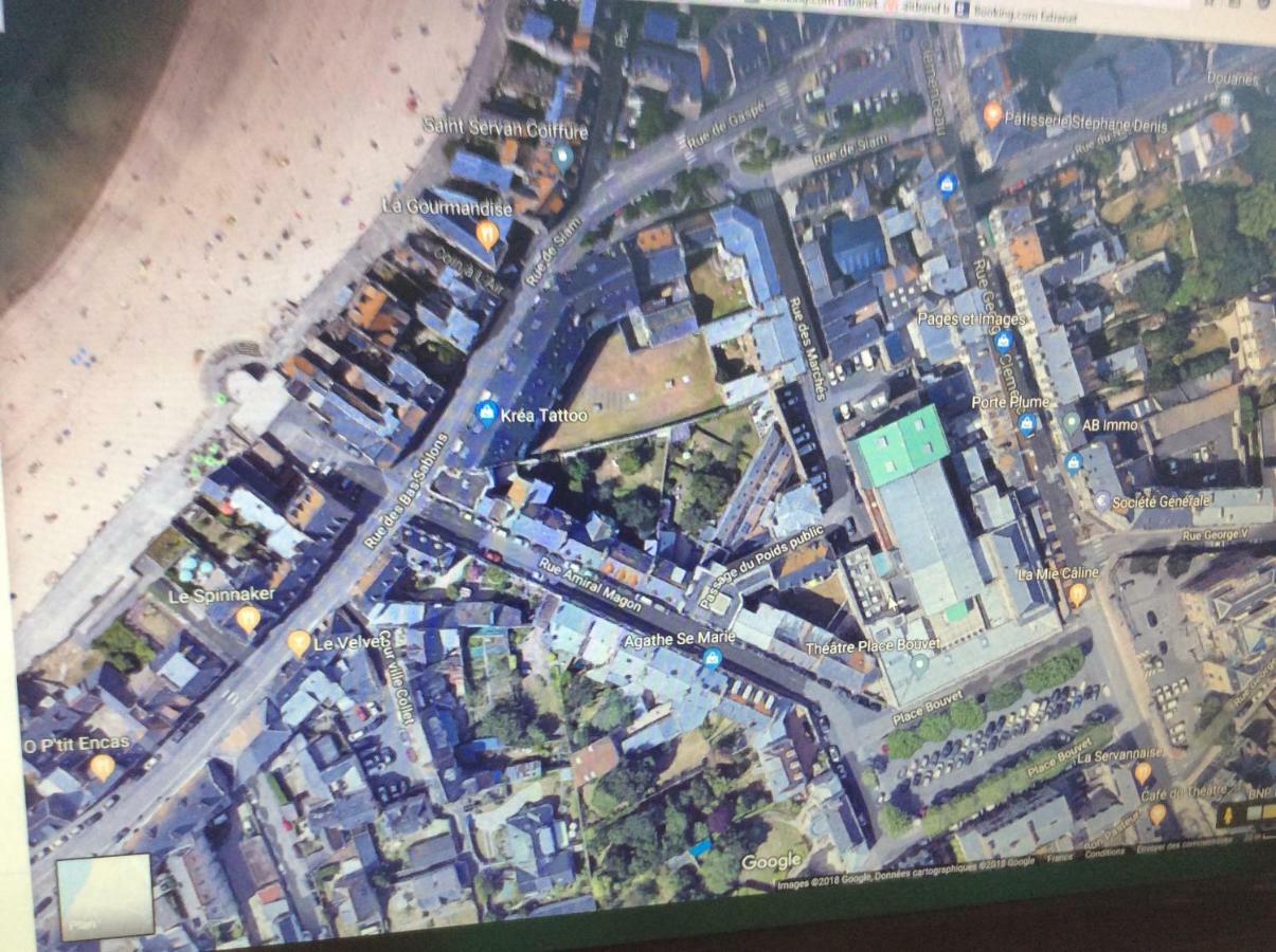 Le Sablon 50M Plage 2 Pers Possible 4 Saint-Malo Exterior photo